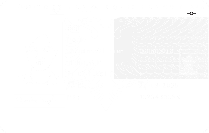 Biometric ID Card Front